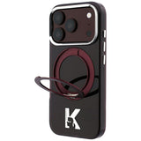 Husa de protectie Karl Lagerfeld compatibil cu iPhone 17 Pro Max / iPhone 18 Pro Max, Bordo