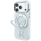 Husa de protectie Karl Lagerfeld compatibil cu iPhone 17 Pro Max / iPhone 18 Pro Max, Transparent