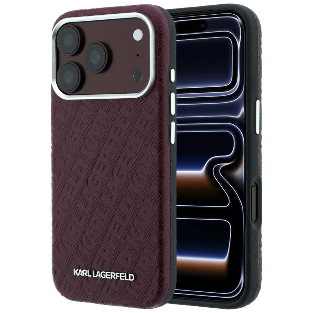 Husa de protectie Karl Lagerfeld compatibil cu iPhone 18 Pro Max / iPhone 17 Pro Max, Bordo