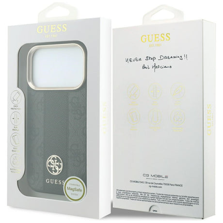 Husa de protectie Guess compatibil cu iPhone 17 Pro / iPhone 18 Pro, Negru
