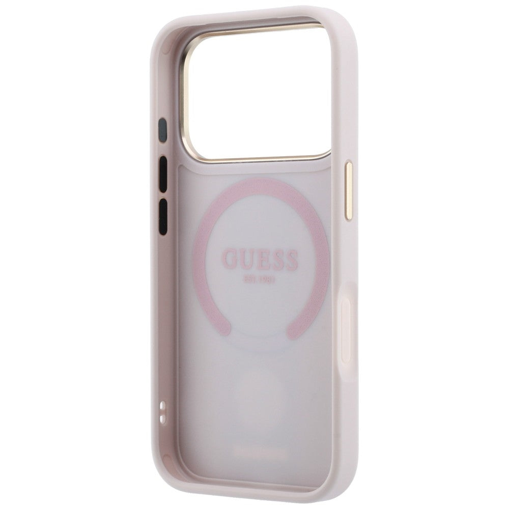 Husa de protectie Guess compatibil cu iPhone 17 Pro Max / iPhone 18 Pro Max, Roz