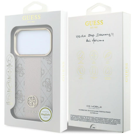 Husa de protectie Guess compatibil cu iPhone 17 Pro Max / iPhone 18 Pro Max, Roz