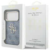 Husa de protectie Guess Hardcase 4G compatibil cu iPhone 18 Pro / iPhone 17 Pro, Albastru