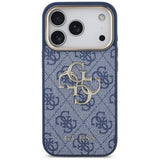 Husa de protectie Guess Hardcase 4G compatibil cu iPhone 18 Pro / iPhone 17 Pro, Albastru