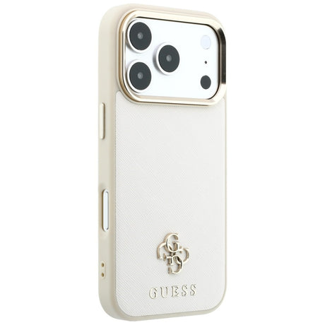 Husa de protectie Guess compatibil cu iPhone 17 Pro Max / iPhone 18 Pro Max, Bej