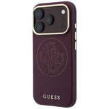 Husa de protectie Guess compatibil cu iPhone 17 Pro Max / iPhone 18 Pro Max, Bordo