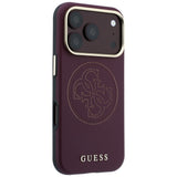 Husa de protectie Guess compatibil cu iPhone 17 Pro Max / iPhone 18 Pro Max, Bordo