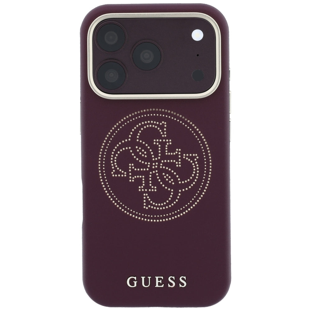 Husa de protectie Guess compatibil cu iPhone 17 Pro Max / iPhone 18 Pro Max, Bordo