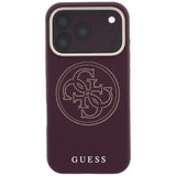Husa de protectie Guess compatibil cu iPhone 17 Pro Max / iPhone 18 Pro Max, Bordo