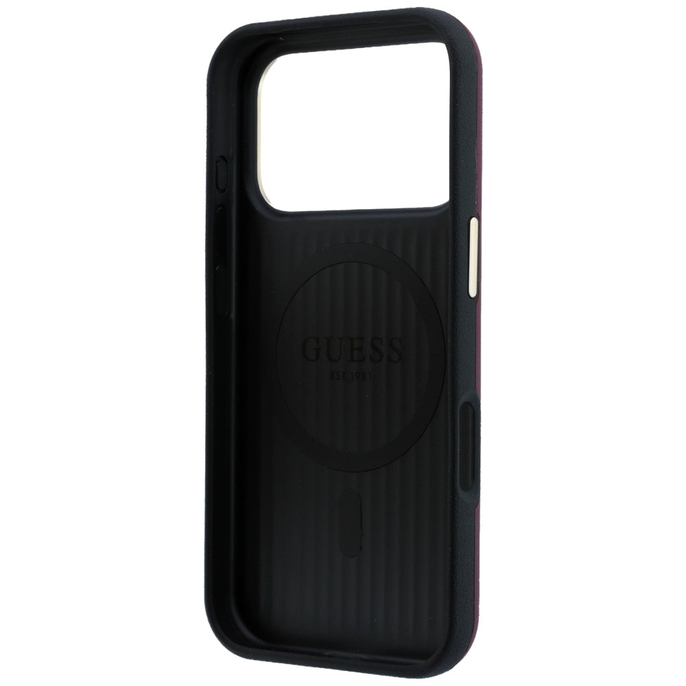 Husa de protectie Guess compatibil cu iPhone 17 Pro Max / iPhone 18 Pro Max, Bordo