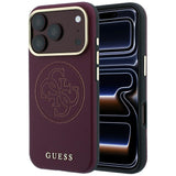 Husa de protectie Guess compatibil cu iPhone 17 Pro Max / iPhone 18 Pro Max, Bordo