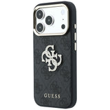 Husa de protectie Guess Hardcase 4G compatibil cu iPhone 17 Pro Max / iPhone 18 Pro Max, Negru