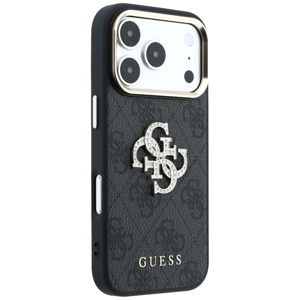 Husa de protectie Guess Hardcase 4G compatibil cu iPhone 17 Pro Max / iPhone 18 Pro Max, Negru
