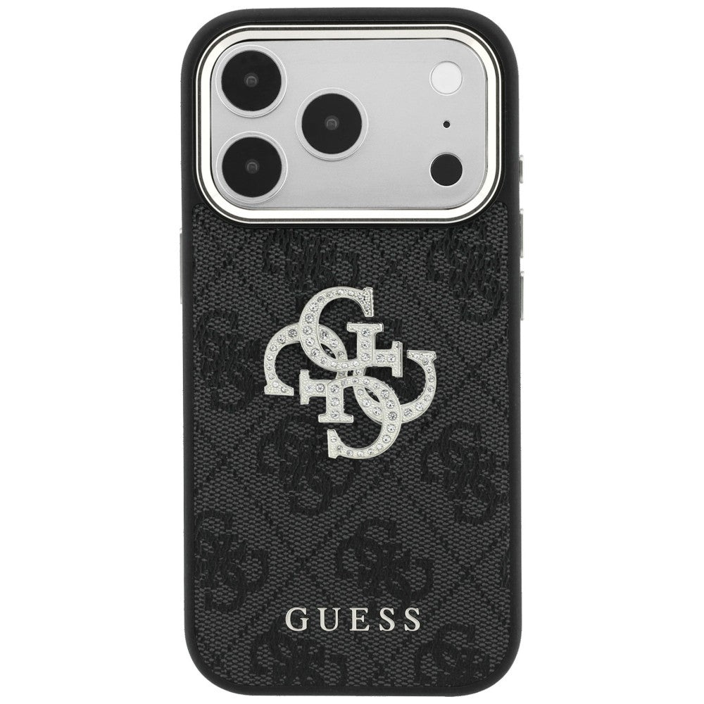 Husa de protectie Guess Hardcase 4G compatibil cu iPhone 17 Pro Max / iPhone 18 Pro Max, Negru