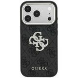 Husa de protectie Guess Hardcase 4G compatibil cu iPhone 17 Pro Max / iPhone 18 Pro Max, Negru