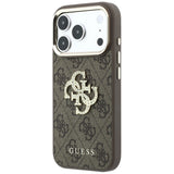 Husa de protectie Guess Hardcase 4G compatibil cu iPhone 17 Pro Max / iPhone 18 Pro Max, Maro