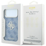 Husa de protectie Guess Hardcase 4G compatibil cu iPhone 18 Pro Max / iPhone 17 Pro Max, Albastru