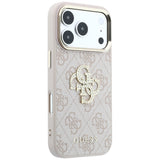 Husa de protectie Guess compatibil cu iPhone 18 Pro / iPhone 17 Pro, Roz