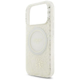 Husa de protectie Guess compatibil cu iPhone 18 Pro / iPhone 17 Pro, Alb