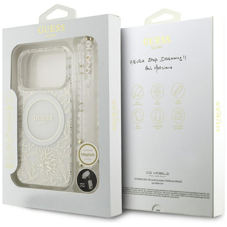Husa de protectie Guess compatibil cu iPhone 17 Pro Max / iPhone 18 Pro Max, Alb