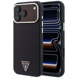 Husa de protectie Guess Kevlar Triangle Logo compatibil cu iPhone 18 Pro / iPhone 17 Pro, Bordo