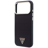 Husa de protectie Guess Kevlar Triangle Logo compatibil cu iPhone 18 Pro Max / iPhone 17 Pro Max, Bordo