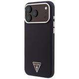 Husa de protectie Guess Kevlar Triangle Logo compatibil cu iPhone 18 Pro Max / iPhone 17 Pro Max, Bordo