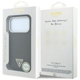 Husa de protectie Guess Kevlar Triangle Logo compatibil cu iPhone 18 Pro Max / iPhone 17 Pro Max, Maro