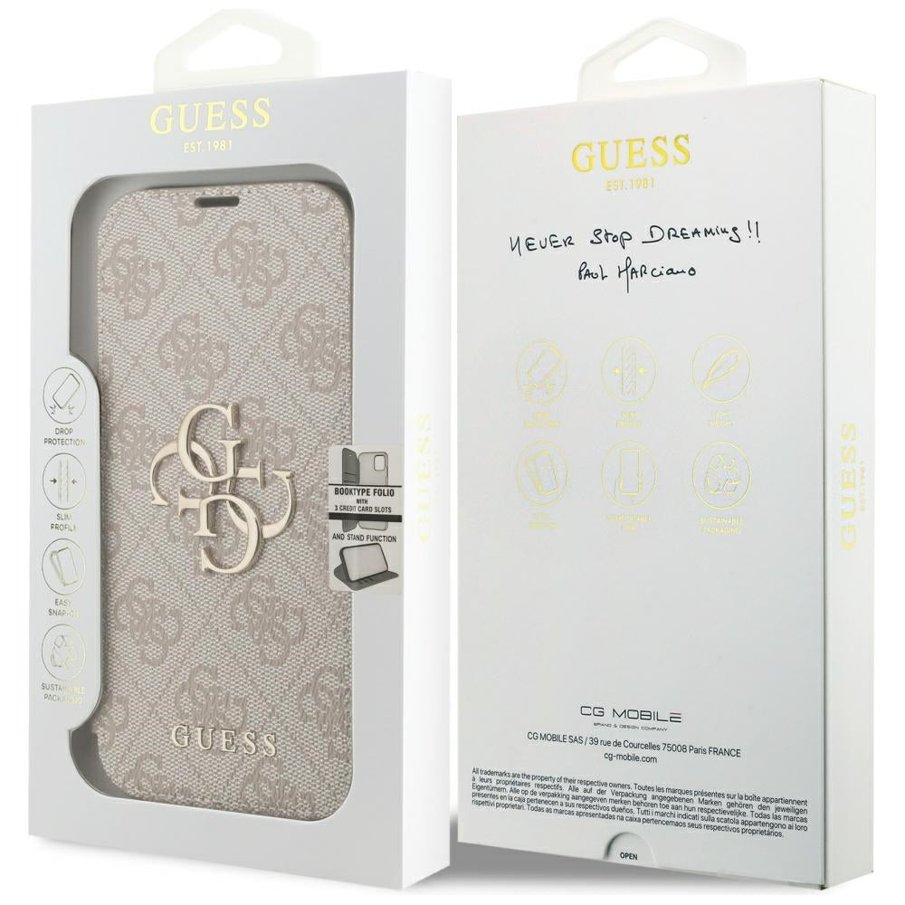 Husa de protectie Guess compatibil cu iPhone 18 Pro / iPhone 17 Pro, Roz