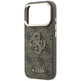 Husa de protectie Guess Hardcase 4G compatibil cu iPhone 18 Pro Max / iPhone 17 Pro Max, Maro