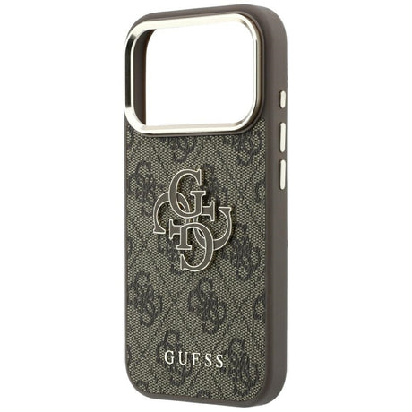 Husa de protectie Guess Hardcase 4G compatibil cu iPhone 18 Pro Max / iPhone 17 Pro Max, Maro