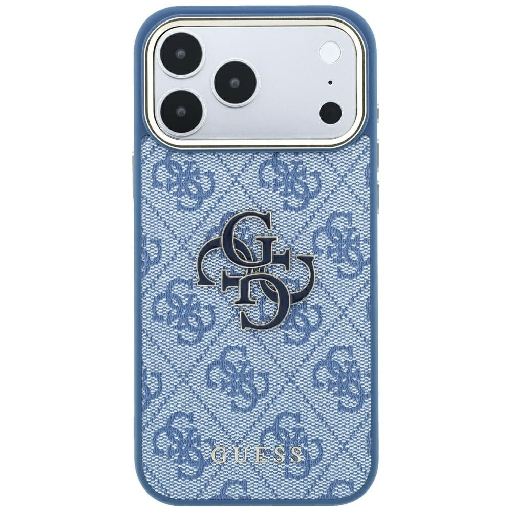 Husa de protectie Guess Hardcase 4G compatibil cu iPhone 18 Pro Max / iPhone 17 Pro Max, Albastru