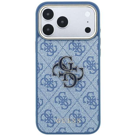 Husa de protectie Guess Hardcase 4G compatibil cu iPhone 18 Pro Max / iPhone 17 Pro Max, Albastru