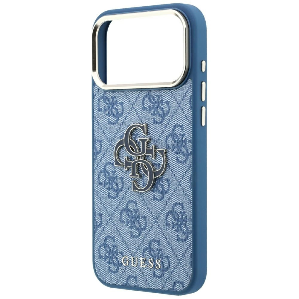 Husa de protectie Guess Hardcase 4G compatibil cu iPhone 18 Pro Max / iPhone 17 Pro Max, Albastru