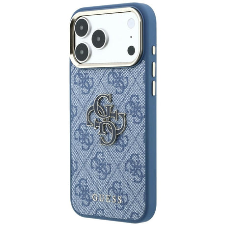Husa de protectie Guess Hardcase 4G compatibil cu iPhone 18 Pro Max / iPhone 17 Pro Max, Albastru