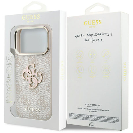 Husa de protectie Guess compatibil cu iPhone 17 Pro Max / iPhone 18 Pro Max, Roz