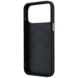 Husa de protectie Guess Peony compatibil cu iPhone 18 Pro / iPhone 17 Pro, Negru