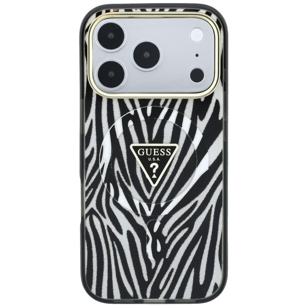 Husa de protectie Guess compatibil cu iPhone 18 Pro / iPhone 17 Pro, Argintiu