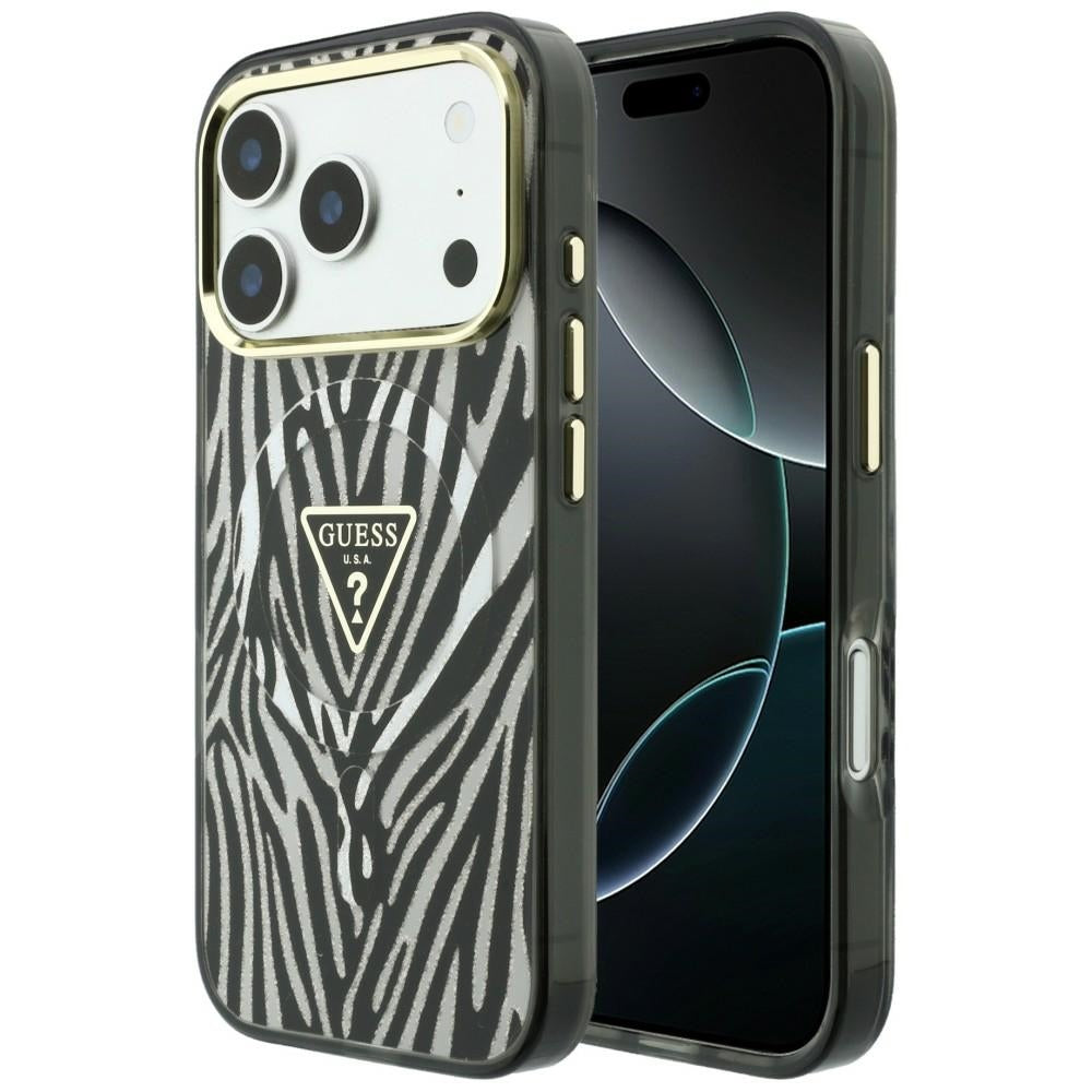 Husa de protectie Guess compatibil cu iPhone 18 Pro / iPhone 17 Pro, Argintiu