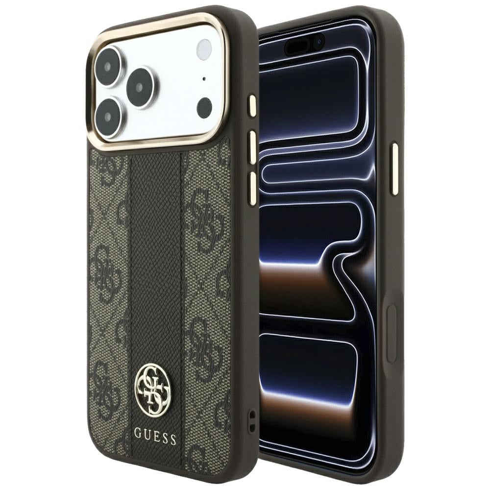 Husa de protectie Guess compatibil cu iPhone 17 Pro / iPhone 18 Pro, Maro