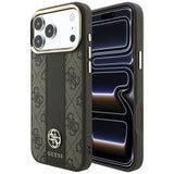 Husa de protectie Guess compatibil cu iPhone 17 Pro / iPhone 18 Pro, Maro