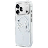 Husa de protectie Karl Lagerfeld compatibil cu iPhone 18 Pro / iPhone 17 Pro, Transparent