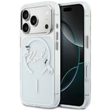 Husa de protectie Karl Lagerfeld compatibil cu iPhone 18 Pro / iPhone 17 Pro, Transparent