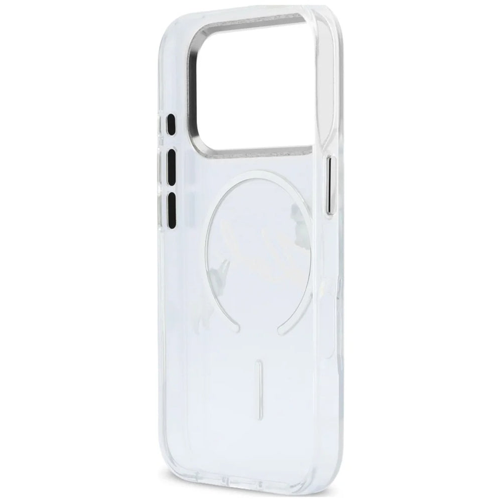 Husa de protectie Karl Lagerfeld compatibil cu iPhone 18 Pro / iPhone 17 Pro, Transparent