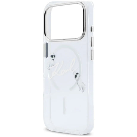 Husa de protectie Karl Lagerfeld compatibil cu iPhone 18 Pro / iPhone 17 Pro, Transparent