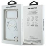 Husa de protectie Karl Lagerfeld compatibil cu iPhone 18 Pro / iPhone 17 Pro, Transparent