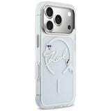 Husa de protectie Karl Lagerfeld compatibil cu iPhone 17 Pro Max / iPhone 18 Pro Max, Transparent
