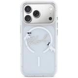 Husa de protectie Karl Lagerfeld compatibil cu iPhone 17 Pro Max / iPhone 18 Pro Max, Transparent