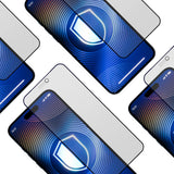 Folie de protectie 3mk HardGlass compatibil cu iPhone 18 Pro Max, Privacy