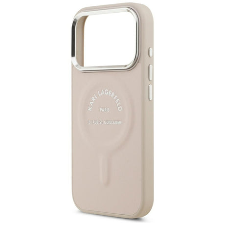 Husa de protectie Karl Lagerfeld compatibil cu iPhone 18 Pro / iPhone 17 Pro, Roz